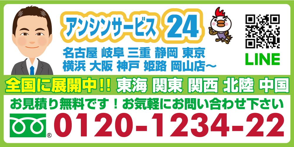 アンシンサービス24お問い合わせ
